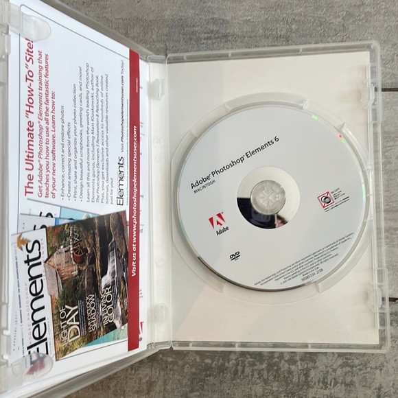 ADOBE Photoshop Elements 6 DVD with serial number - Picture 3 of 16